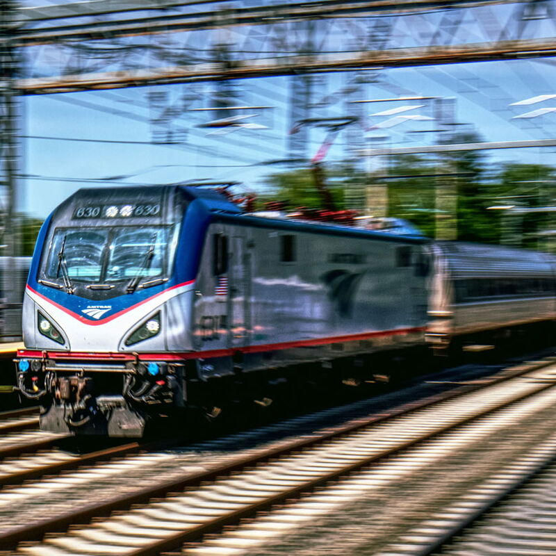 Amtrak train